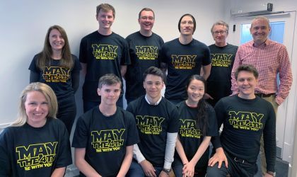 The Madison team celebrating Star Wars day