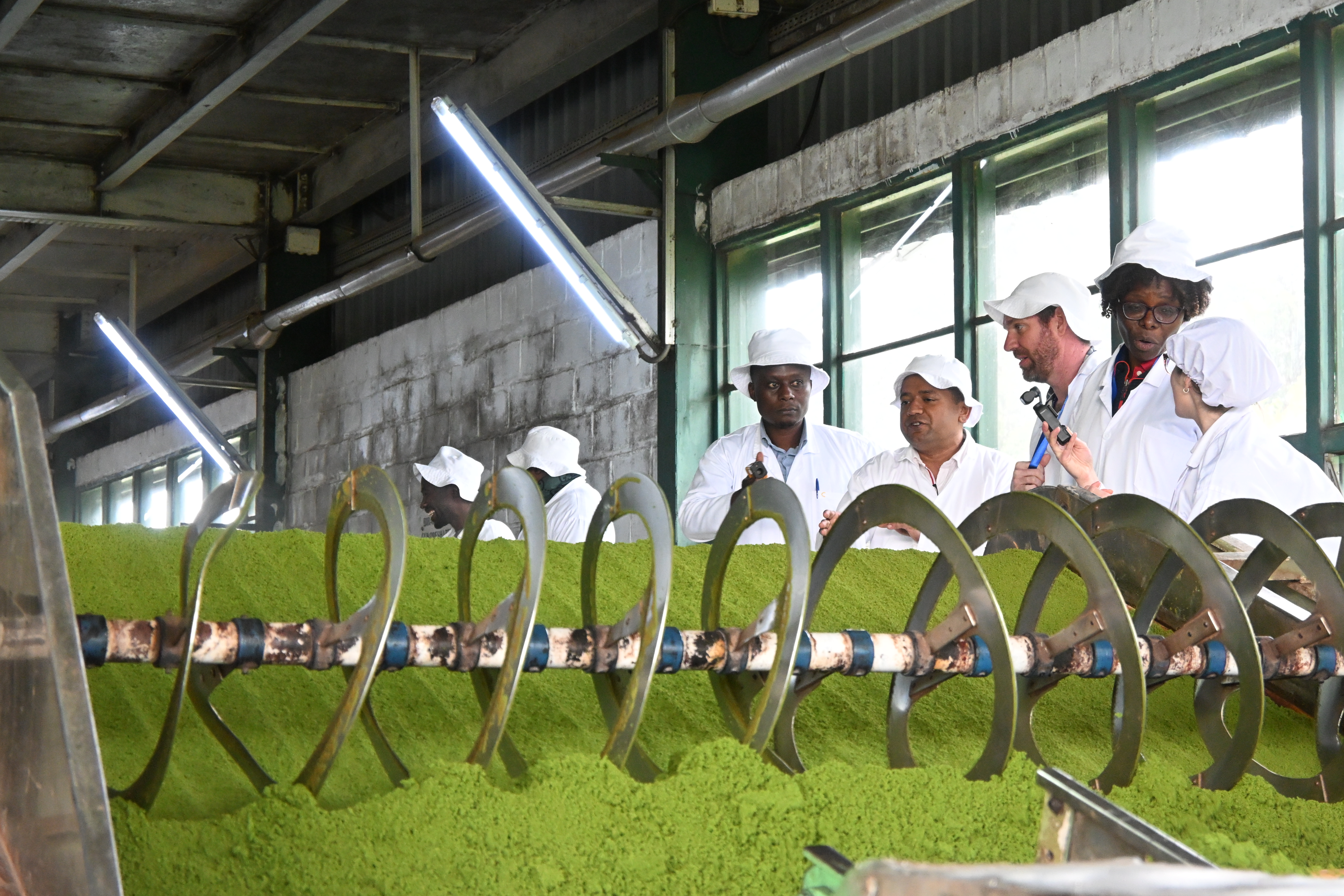 Co-Founder & MD Mike at Rutsiro Tea Garden, Rwanda with Director of Tea at Bird & Blend, Joyce Maina