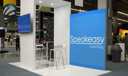 Speakeasy's stand at the Let's Do Business Event Speakeasy's stand at the Let's Do Business Event