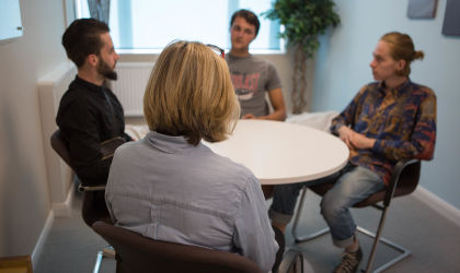 Space to talk and a listening ear Space to talk and a listening ear