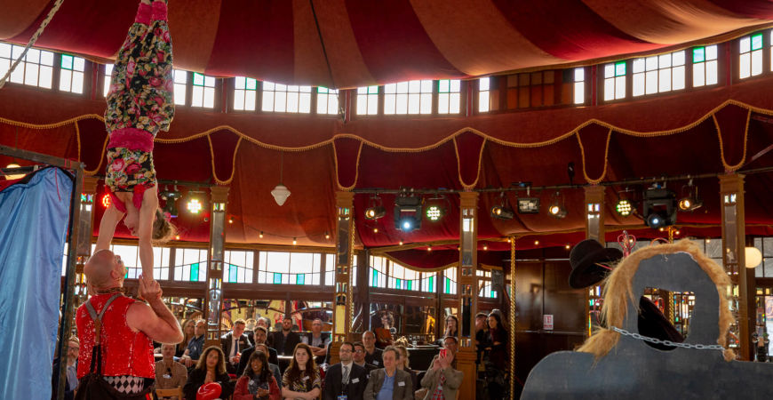 Clowning around at The 'Brighton Fringe' Pop-up Breakfast