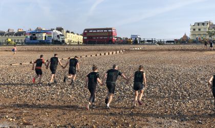 Beach run Beach run