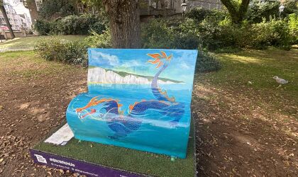 A Dragon's Tale by artist Fiona Blair A Dragon's Tale by artist Fiona Blair
