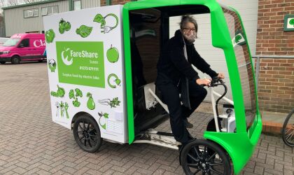 Fareshare Sussex e-bike, illustrations by Sandra Staufer Fareshare Sussex e-bike, illustrations by Sandra Staufer