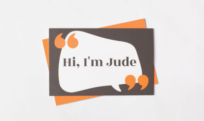 Business card design for Speaking Works Business card design for Speaking Works