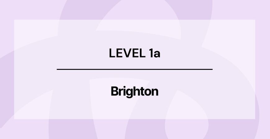 Level 1a – Improv for Beginners