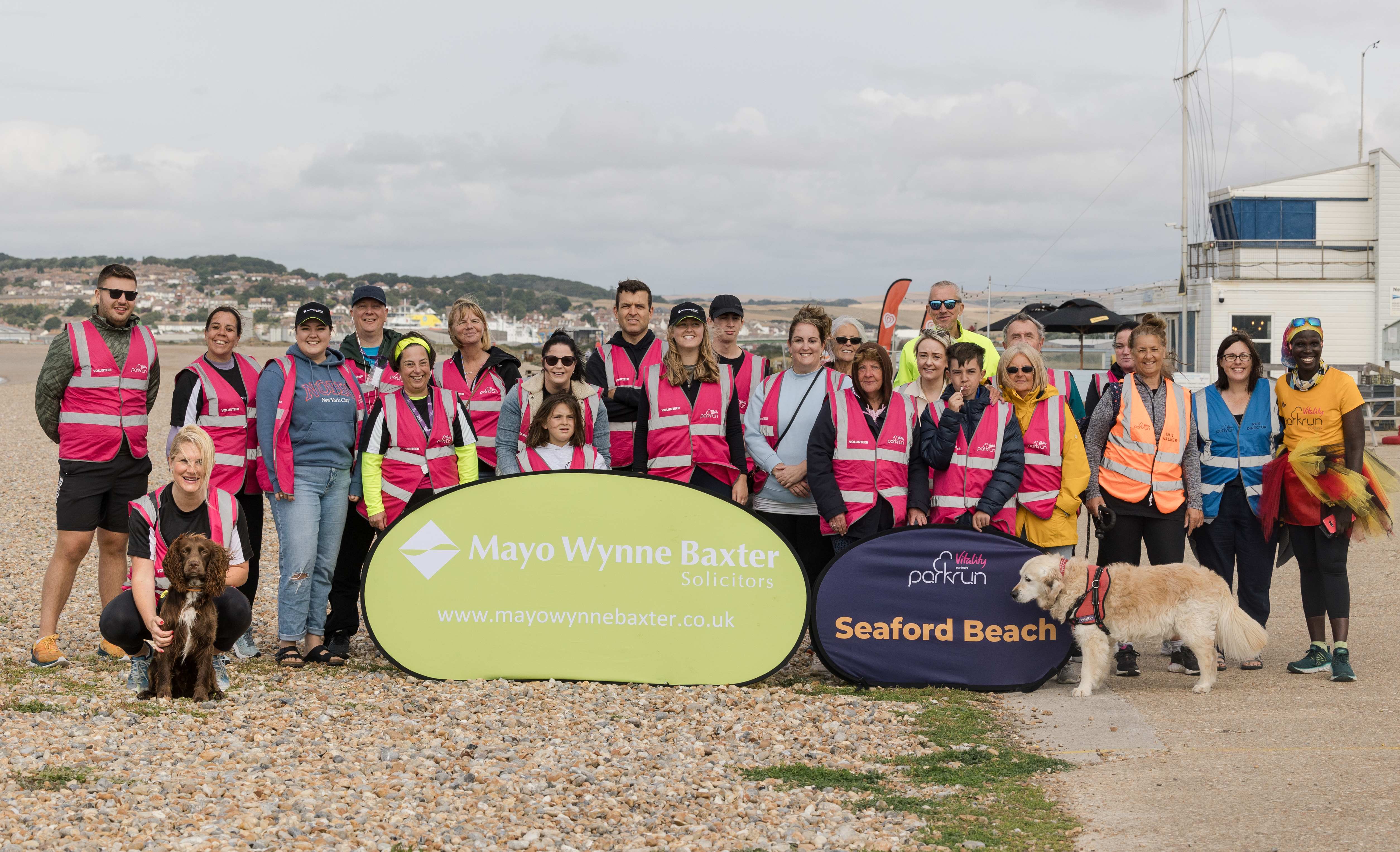 Mayo Wynne Baxter raised money for KSS with a Seaford ParkRun takeover