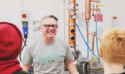Distillery tour in action Distillery tour in action