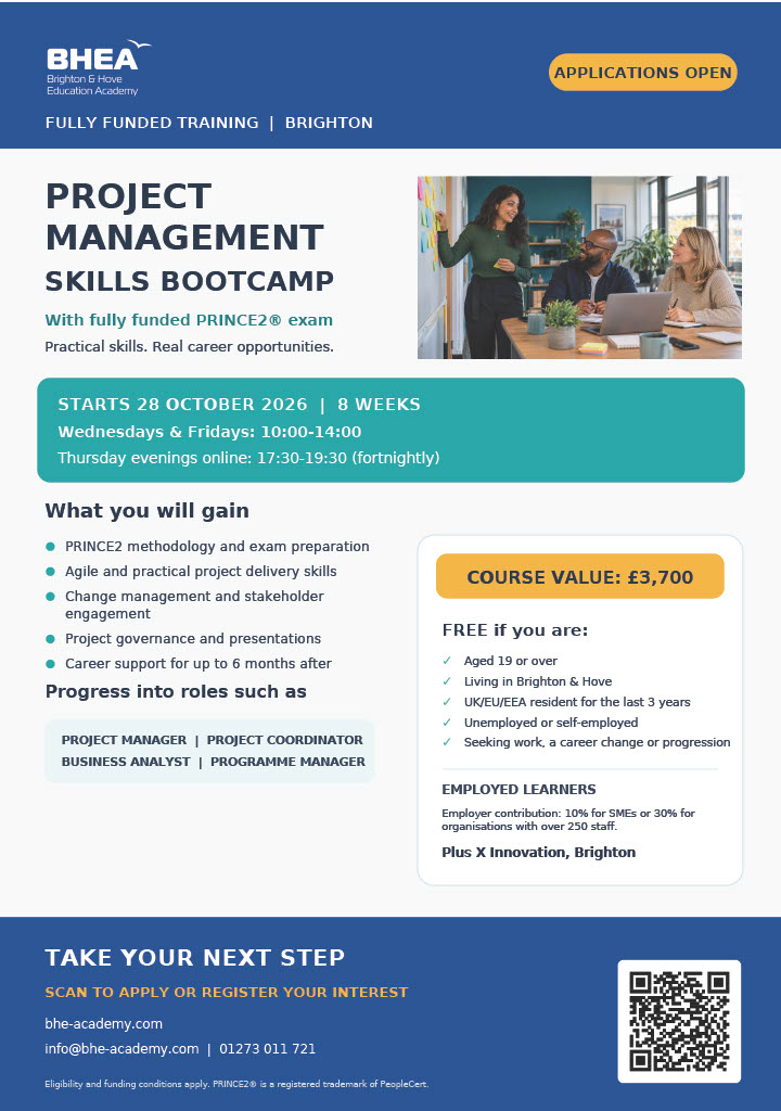 Prince2 Project Management Flyer