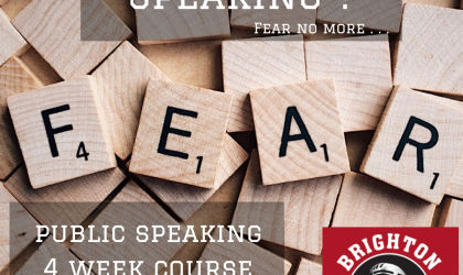 Public Speaking 4 week Course starts 3rd October Public Speaking 4 week Course starts 3rd October