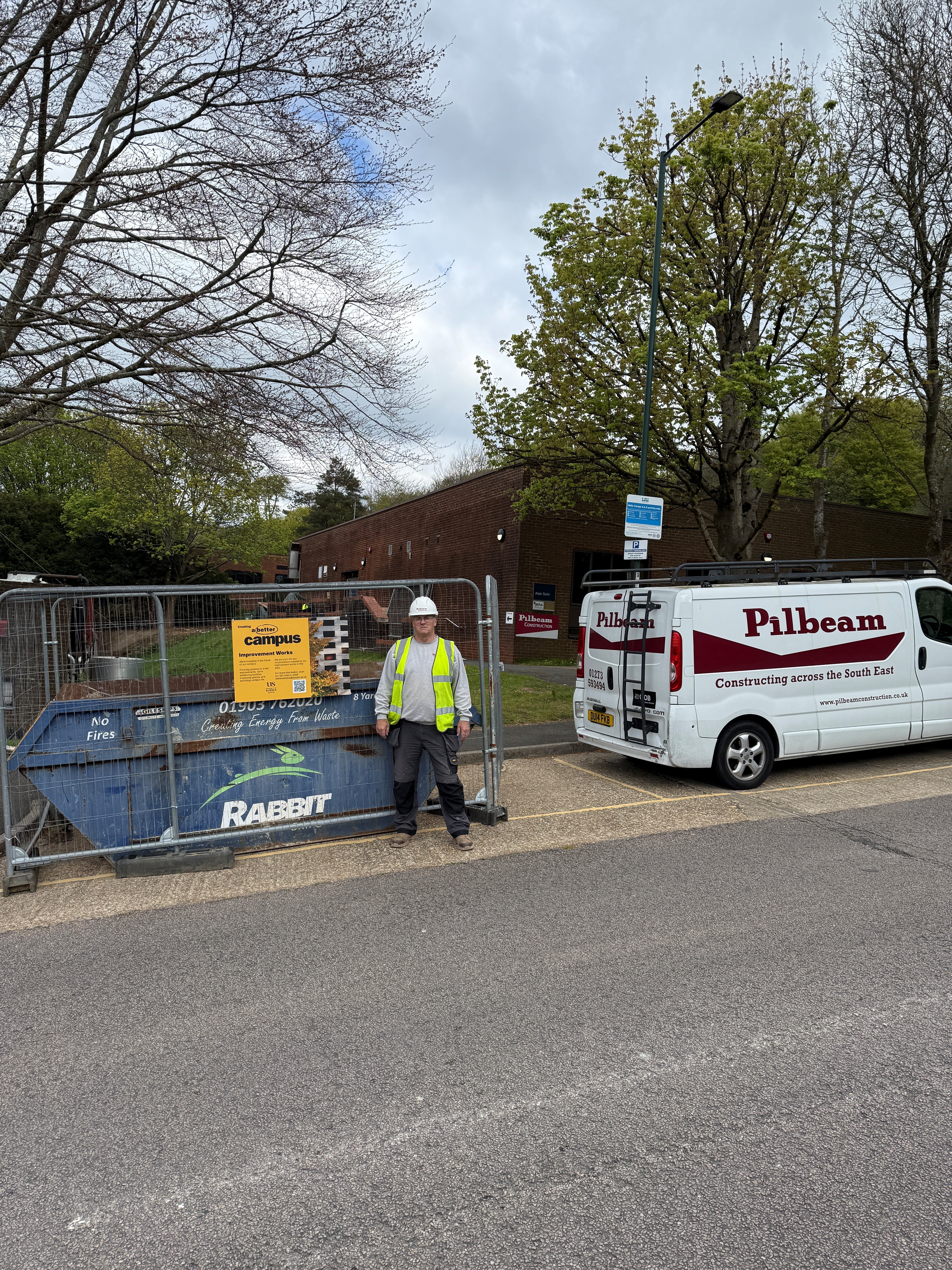 Pilbeam Construction at the University of Sussex.
