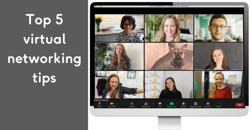 Top five virtual networking tips