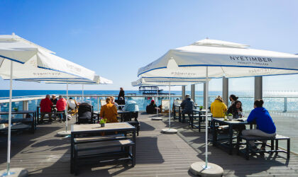 West Beach Cafe terrace